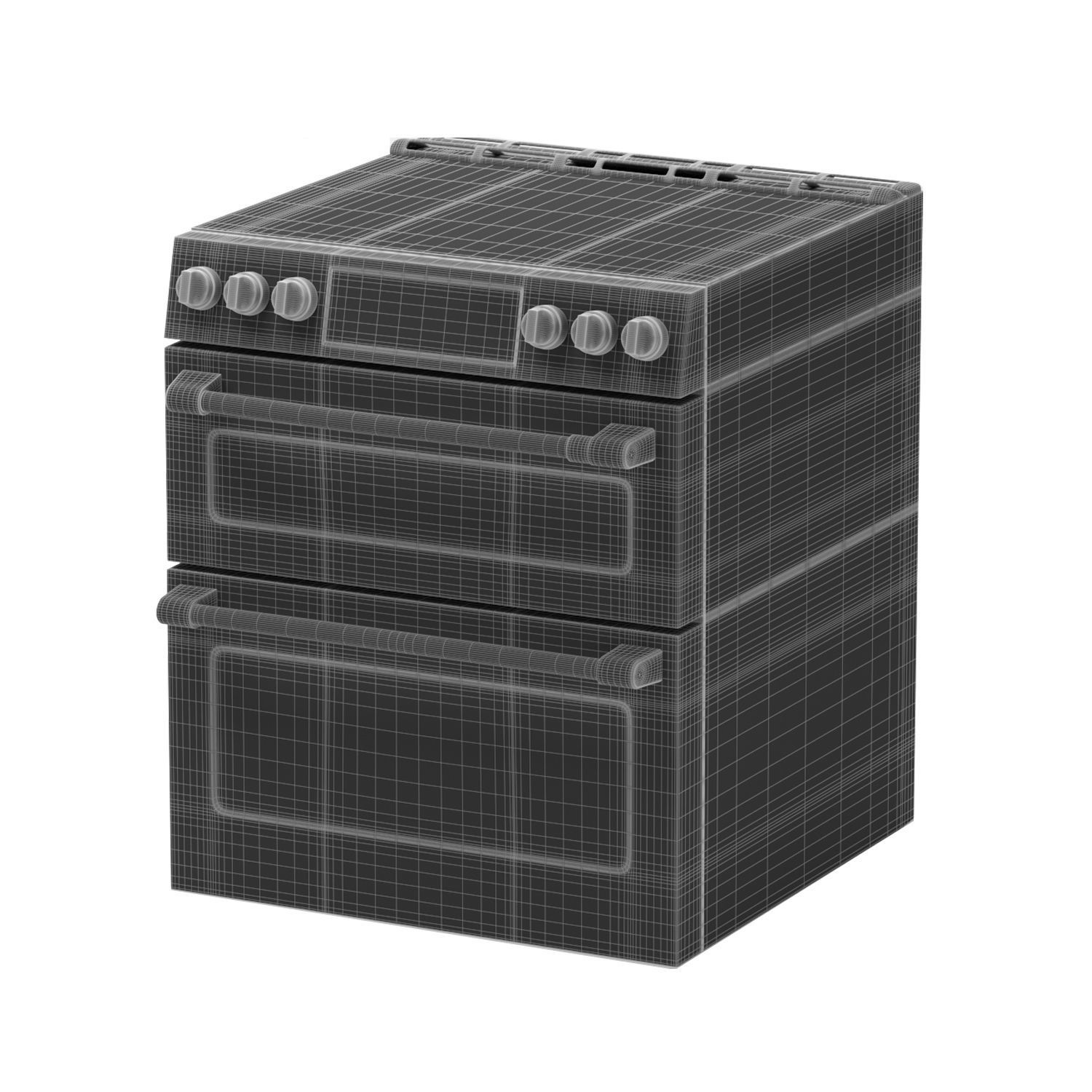 GE Cafe Appliances oven 3D model_5