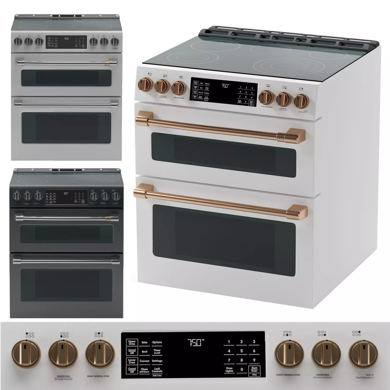 GE Cafe Appliances oven 3D model_0