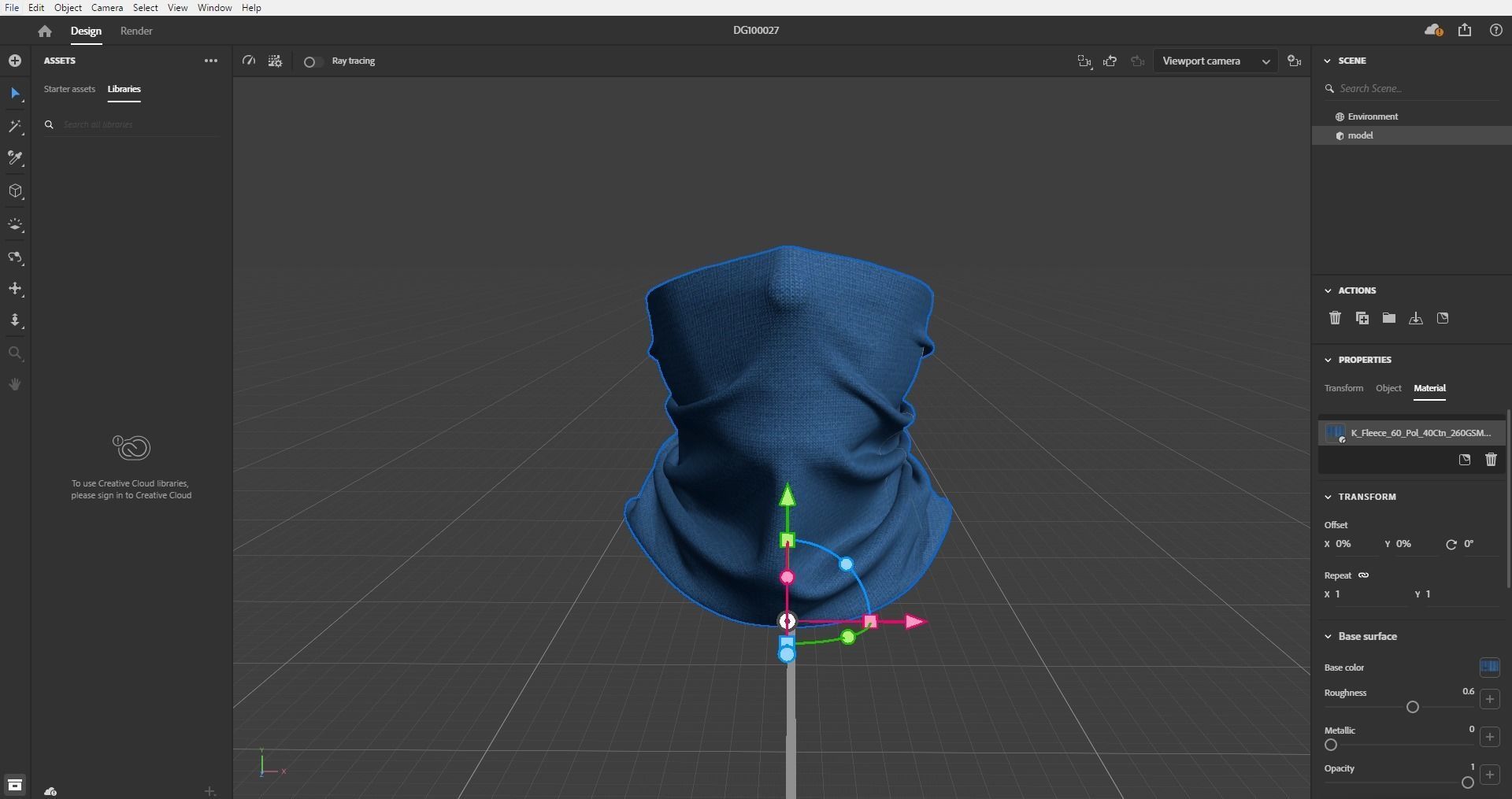 Face Scarf Neck Gaiter Motorcycle And Cycling Face Mask 3D model_16