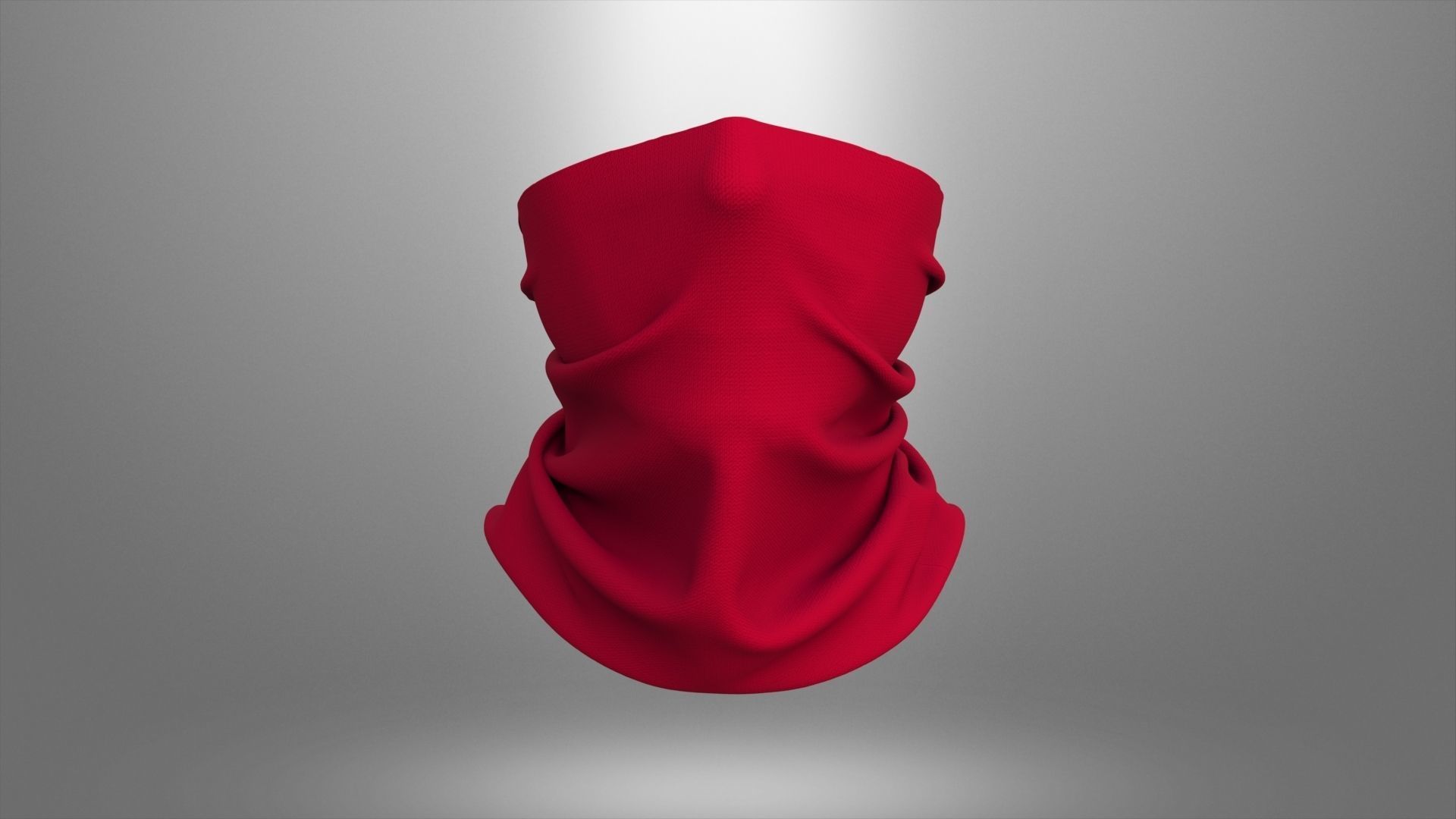 Face Scarf Neck Gaiter Motorcycle And Cycling Face Mask 3D model_8