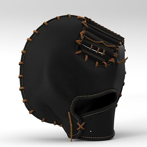 Baseball Glove Low-poly 3D model