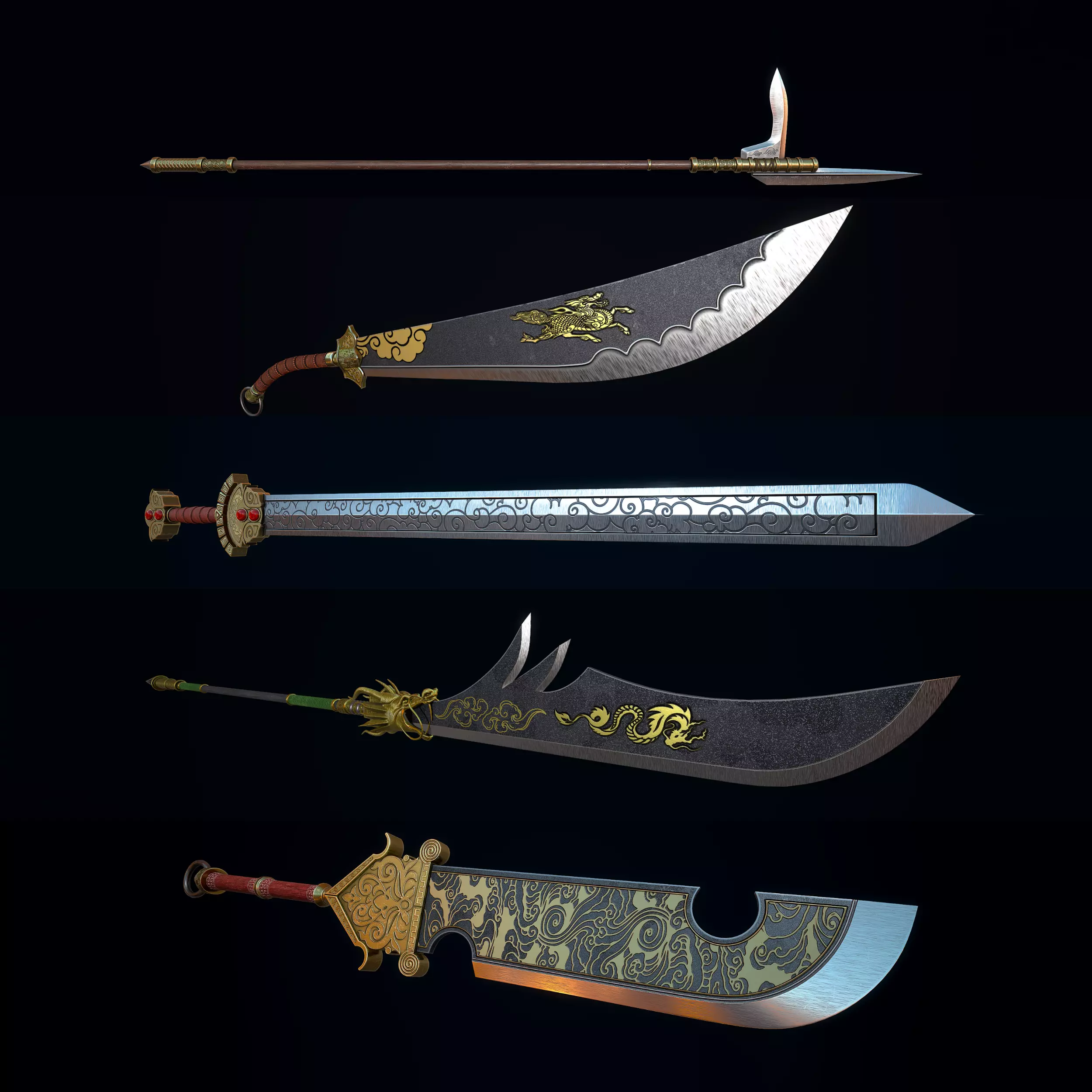 Second Collection of Ancient Chinese melee weapons _0