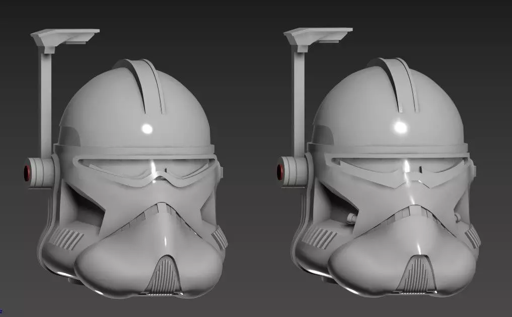 Commander Wolffe Helmet Bundle STL files 3D print model_0