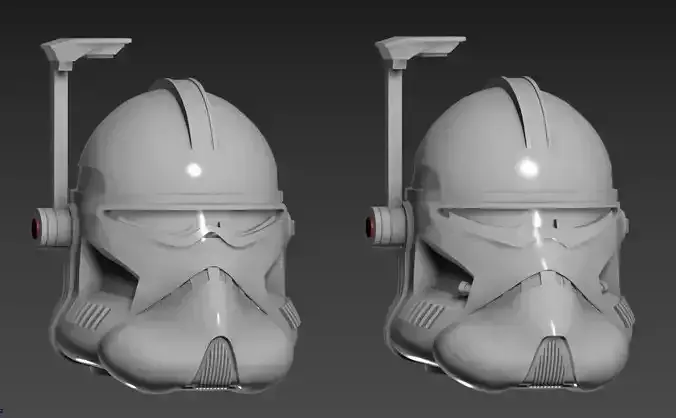 Commander Wolffe Helmet Bundle STL files 3D print model
