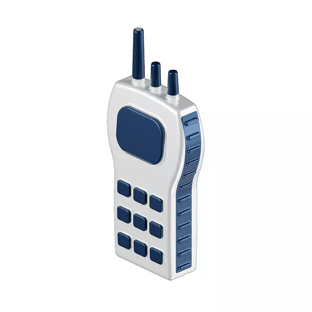 Educational Walkie Talkie Toy 3D model_0