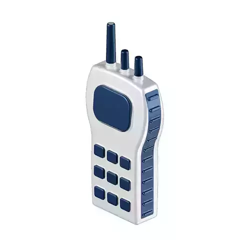 Educational Walkie Talkie Toy 3D model