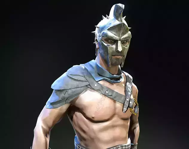 Gladiator spartan soldier