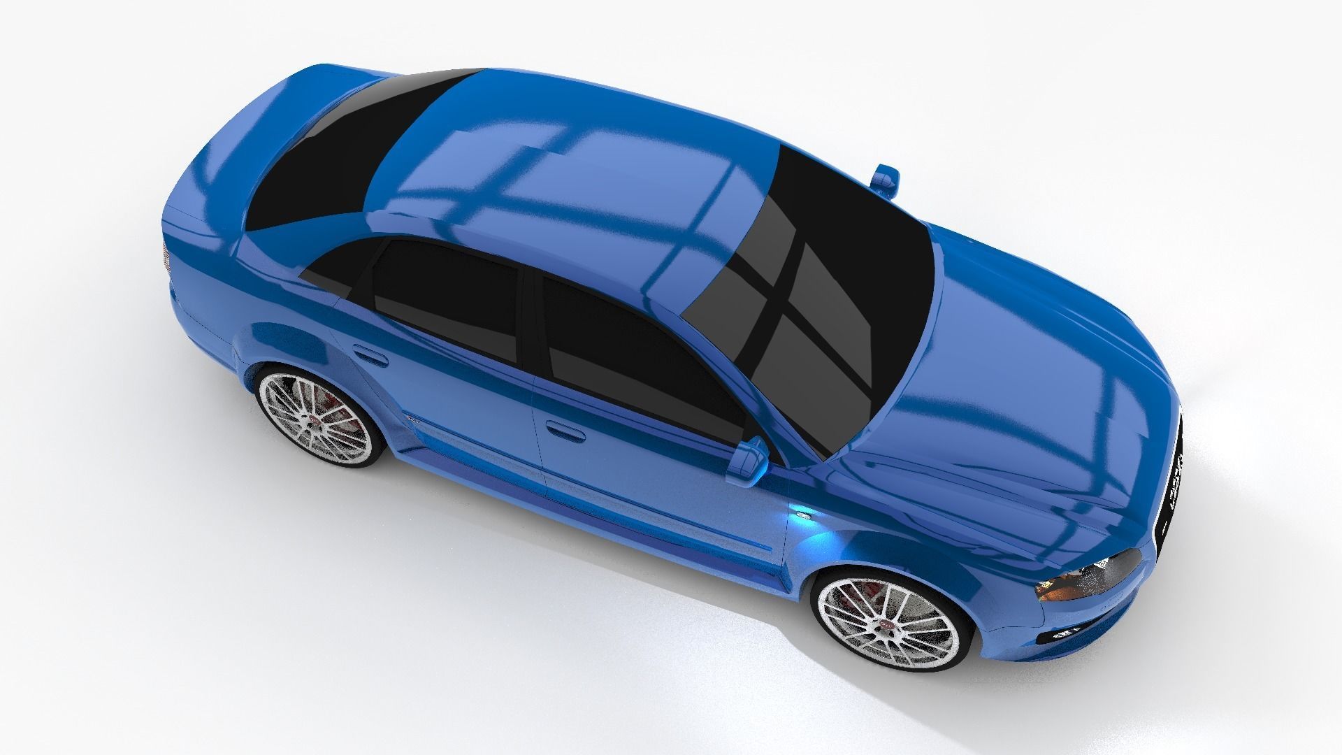 Audi RS4 2006 3D model_4