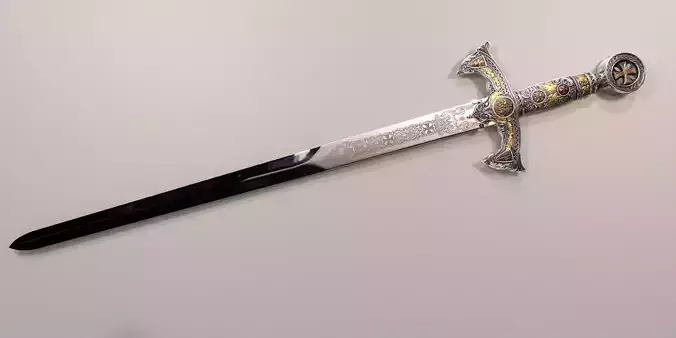 Sword Tampler Low-Poly