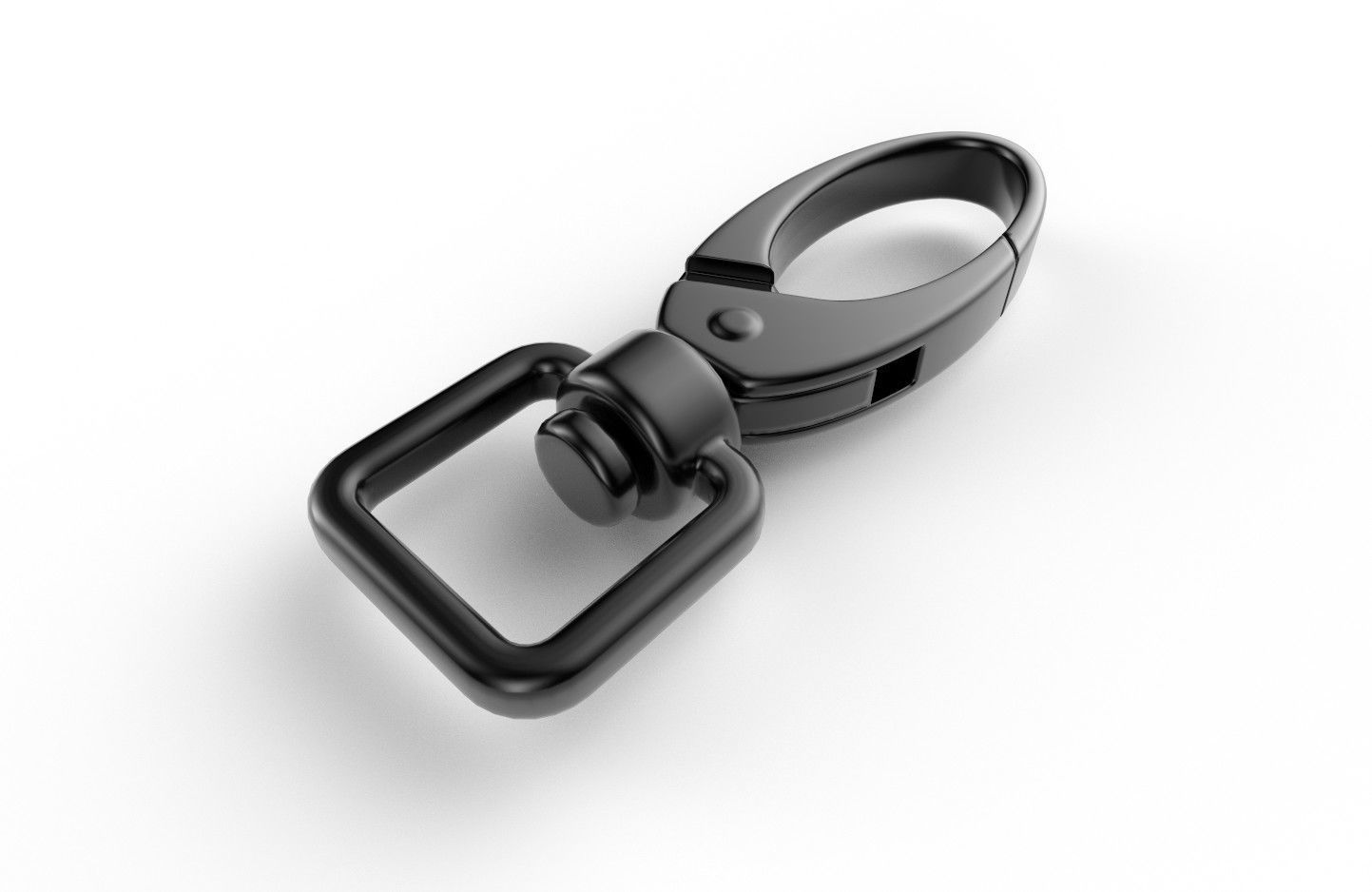 Swivel Claps  M02B Low-poly 3D model_4