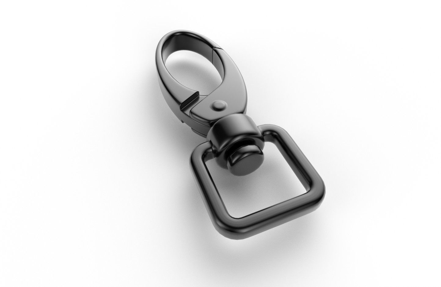 Swivel Claps  M02B Low-poly 3D model_2