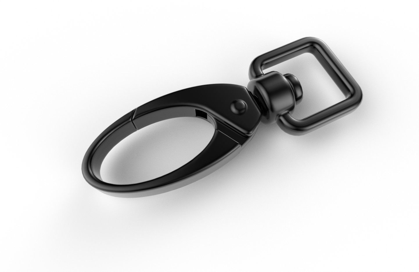 Swivel Claps  M02B Low-poly 3D model_11