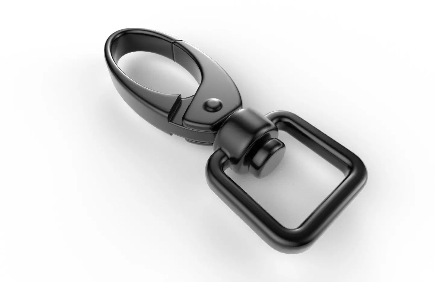 Swivel Claps  M02B Low-poly 3D model_0