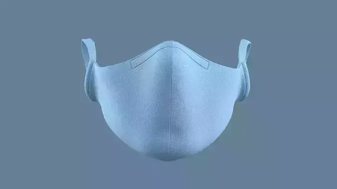  Fashionable Face Mask 3D model