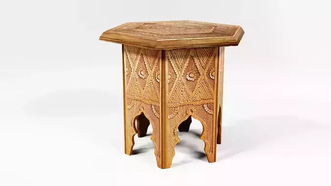 Oriental Living Room Chair-Stool 
