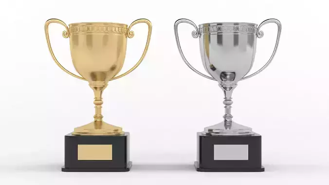 Cups Trophy 3D model