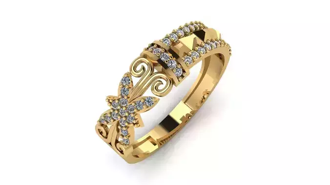 wedding Ring cocktail gemstone printable collection L 001