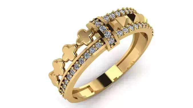 wedding Ring cocktail gemstone printable collection L 008