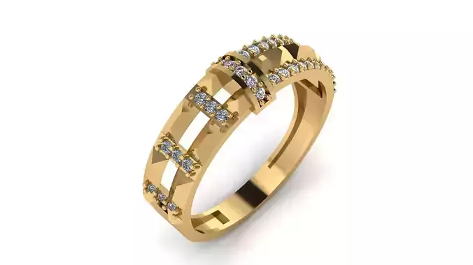 wedding Ring cocktail gemstone printable collection L 012