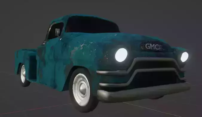 GMC Blue Chip 1955 old pickup truck