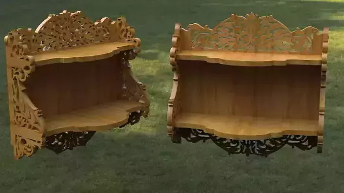 Patterned Shelf for Cnc