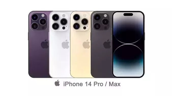 Apple iPhone 14 Pro 3D Model  3D model