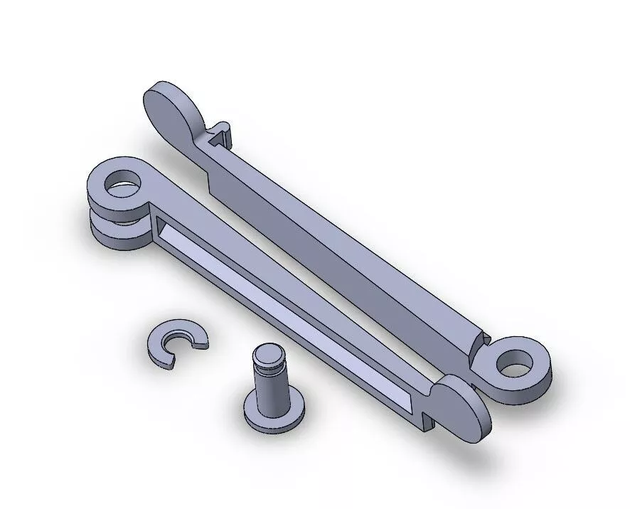 Clothespin for packages 3D print model