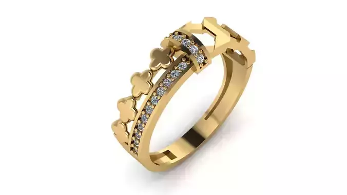 wedding Ring cocktail gemstone printable collection M 007