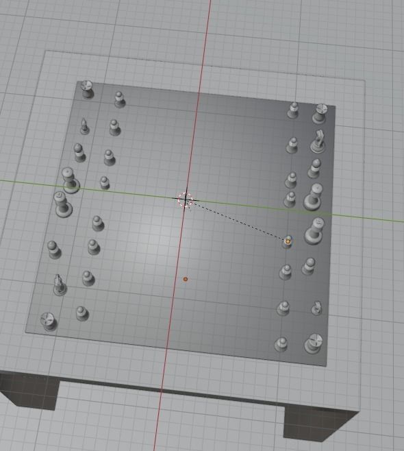 modern chess board 3D model_4