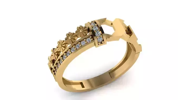 wedding Ring cocktail gemstone printable collection M 009