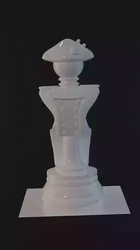 Pawn stylized military uniform XVII-XVIII 