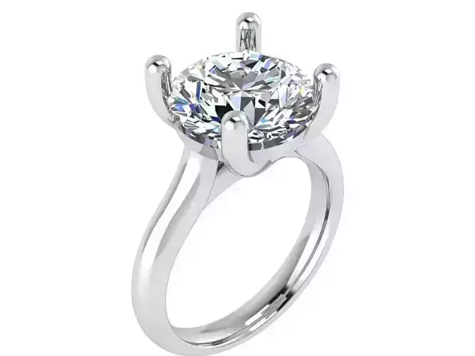 Bridge Diamond Ring 1716 3D print model