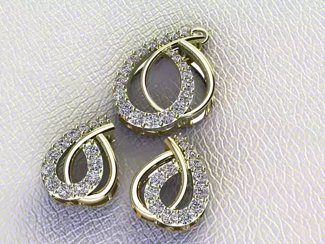 ITALIAN STONES PENDANT 3D print model