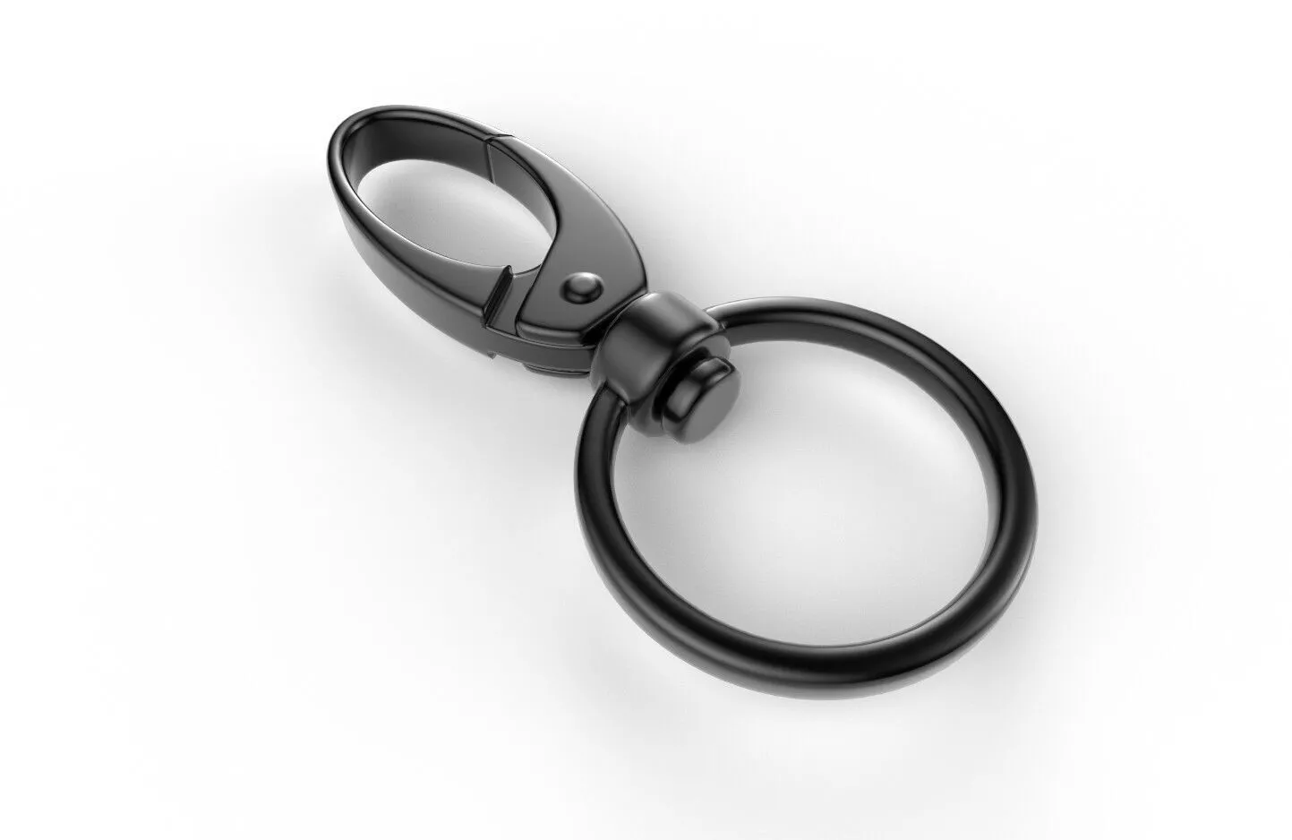 Swivel Claps M02E Low-poly 3D model