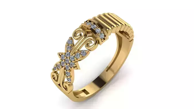 wedding Ring cocktail gemstone printable collection N 002