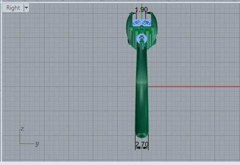 Green Emerald Diamond Ring 1718 3D print model 3D print model_6