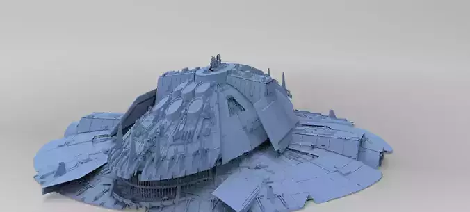 Jupiter Ruin launcher base ground structure 4