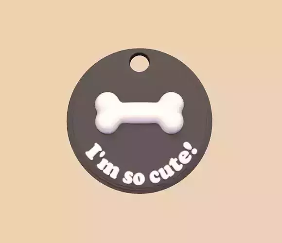 Dog Bone Tag