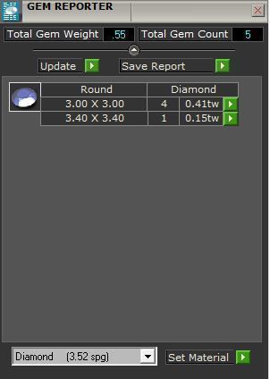 Round Diamond Band 1725 3D print model 3D print model_8