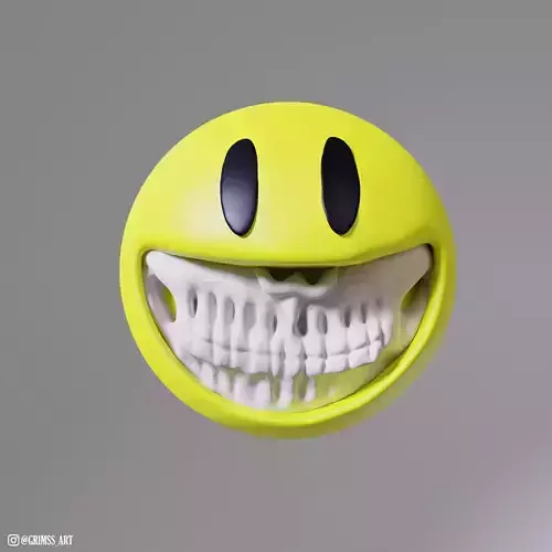 Ron English Grin 3D Model