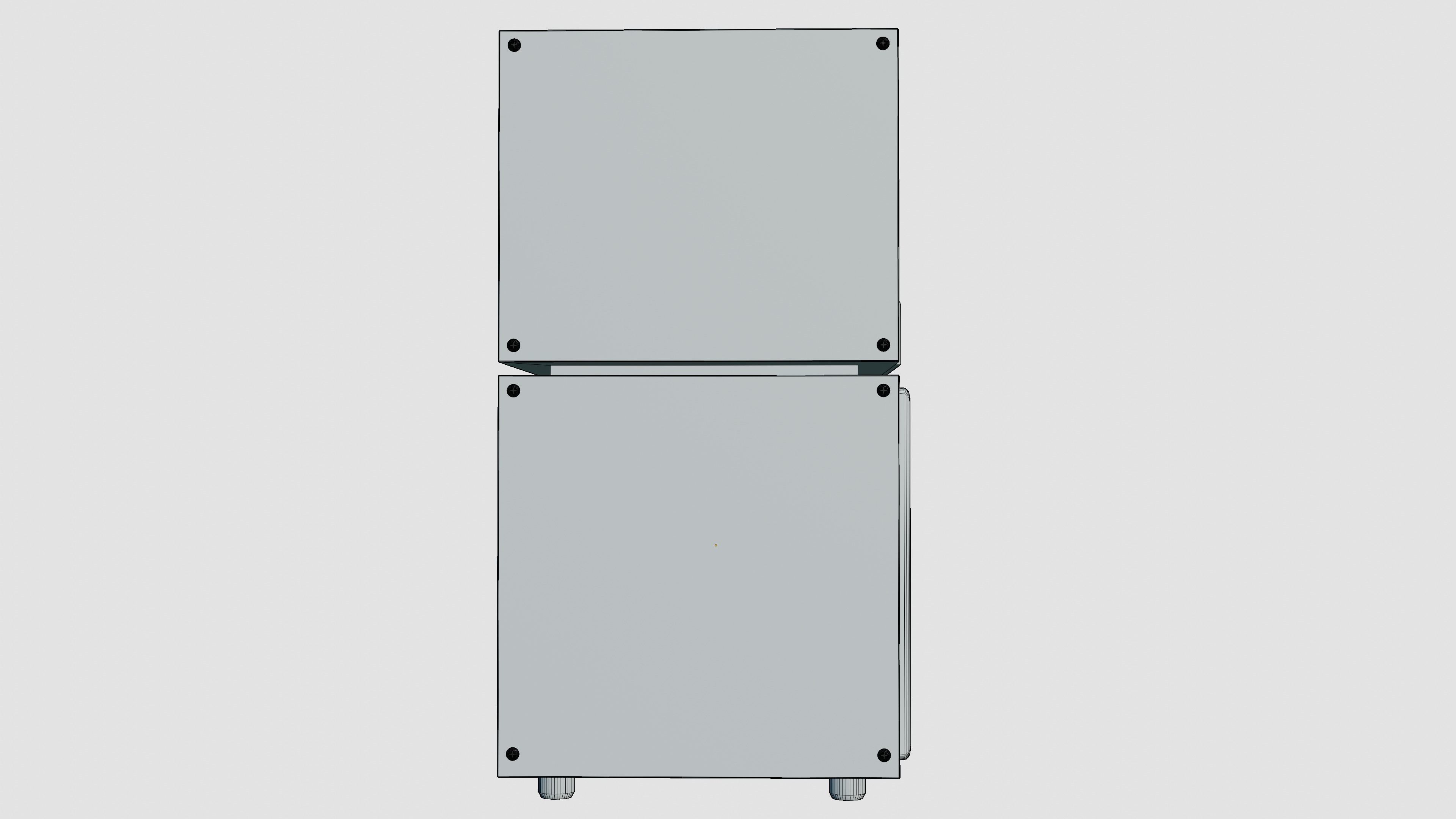 Audio System Low-poly 3D model_7