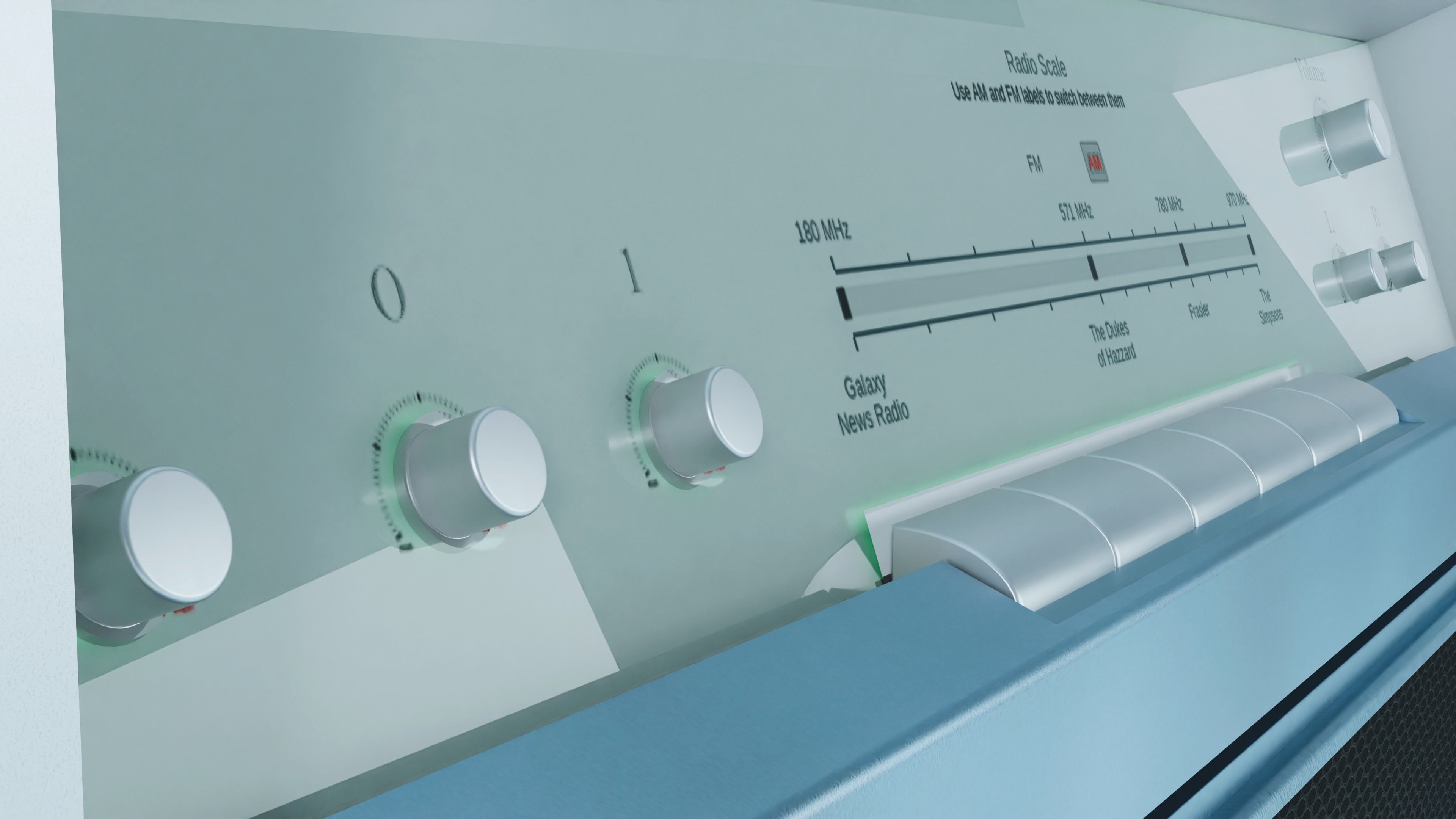 Audio System Low-poly 3D model_2