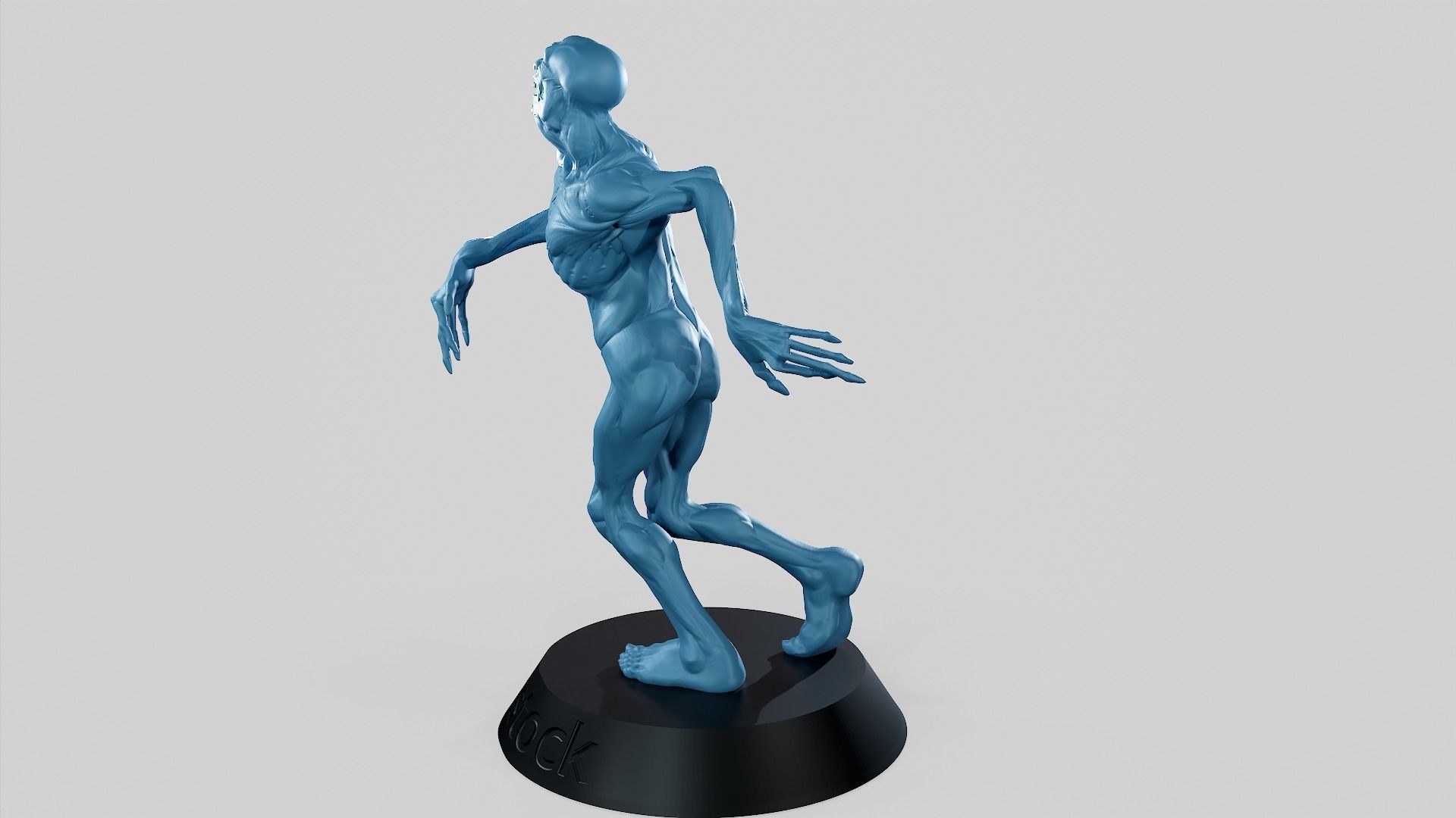 Zombie Undead Pose 01 3D print model 3D print model_14