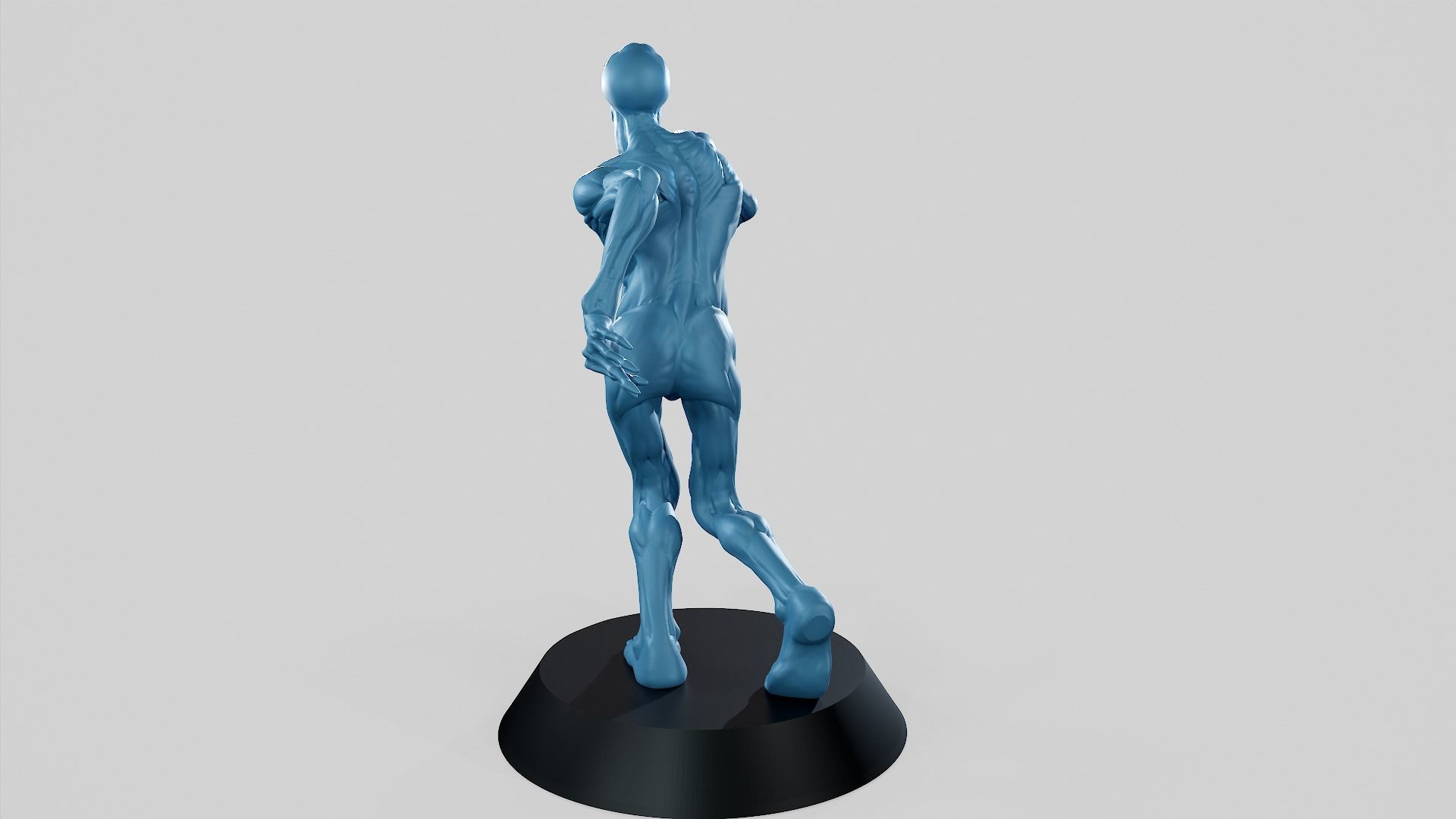 Zombie Undead Pose 01 3D print model 3D print model_35