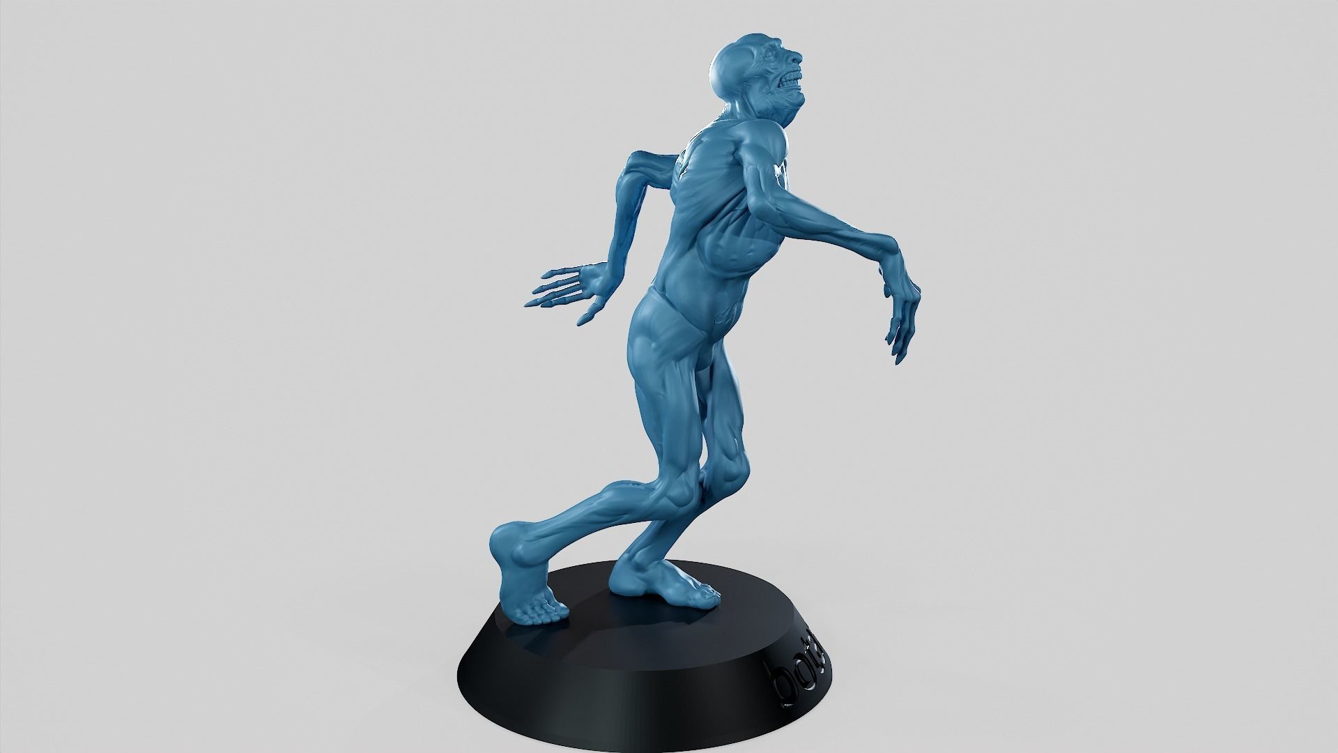 Zombie Undead Pose 01 3D print model 3D print model_46