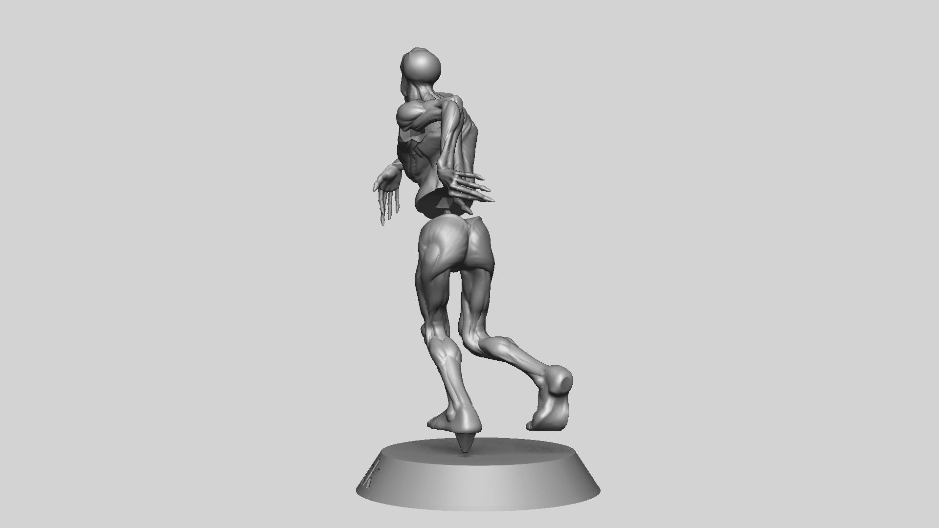 Zombie Undead Pose 01 3D print model 3D print model_25