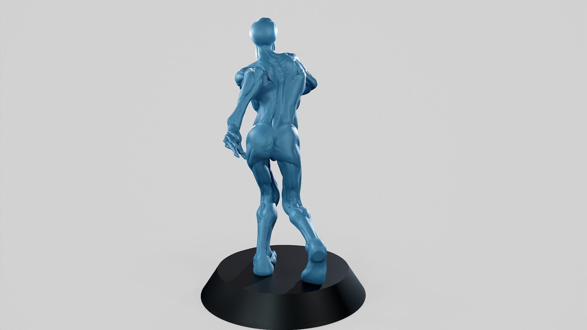 Zombie Undead Pose 01 3D print model 3D print model_36