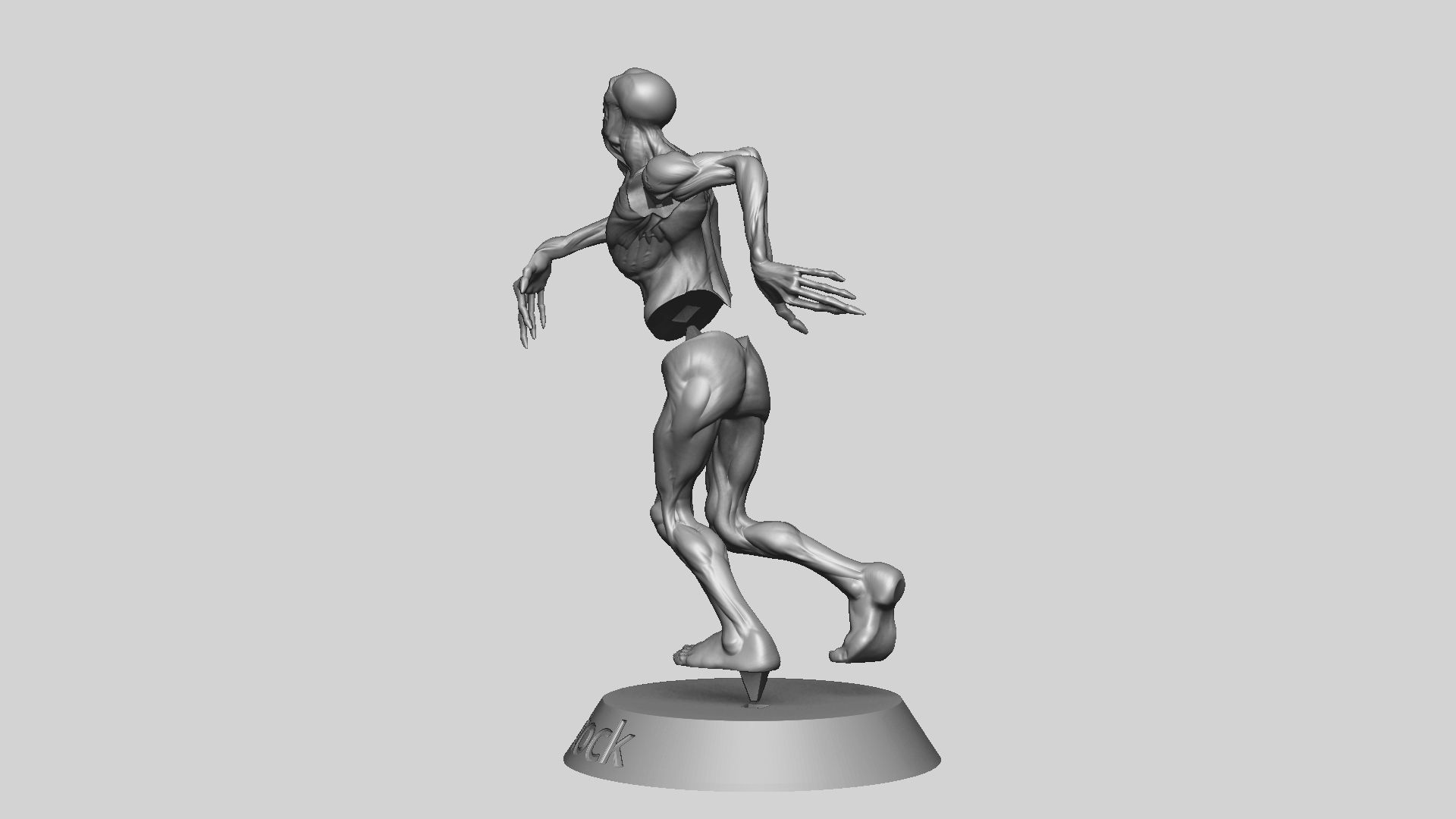 Zombie Undead Pose 01 3D print model 3D print model_24