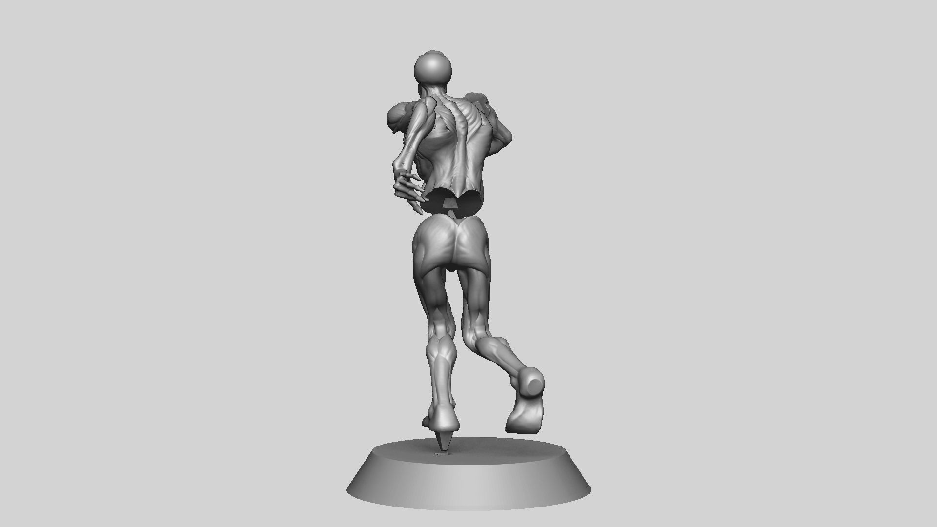 Zombie Undead Pose 01 3D print model 3D print model_26