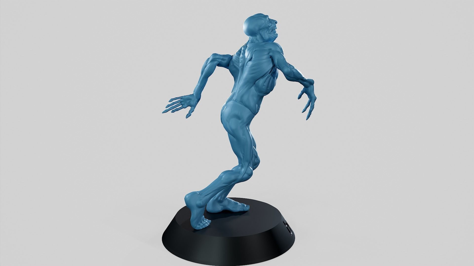 Zombie Undead Pose 01 3D print model 3D print model_43